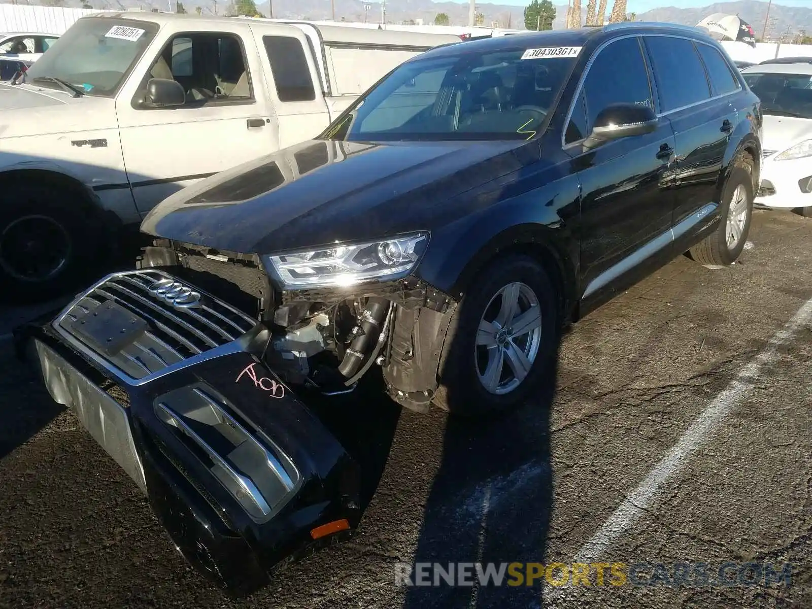 2 Photograph of a damaged car WA1AHAF76KD026681 AUDI Q7 2019