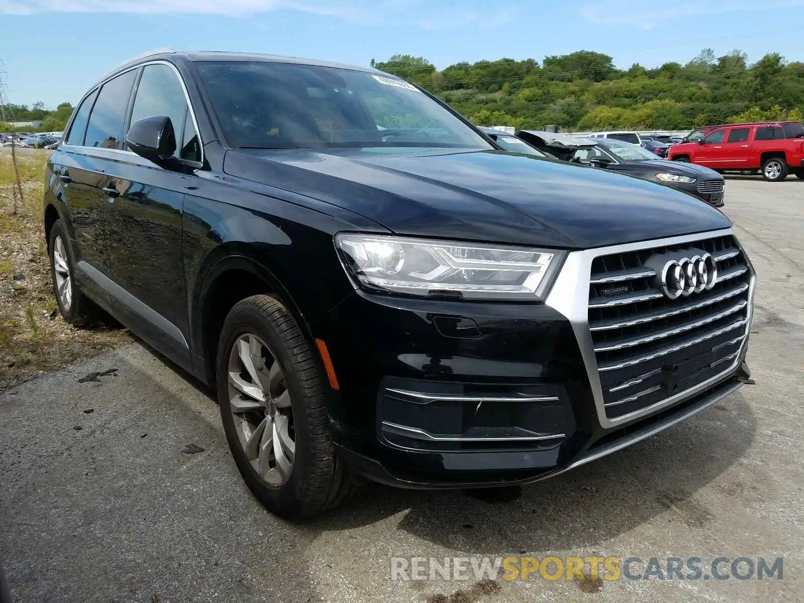 1 Photograph of a damaged car WA1AHAF76KD034151 AUDI Q7 2019