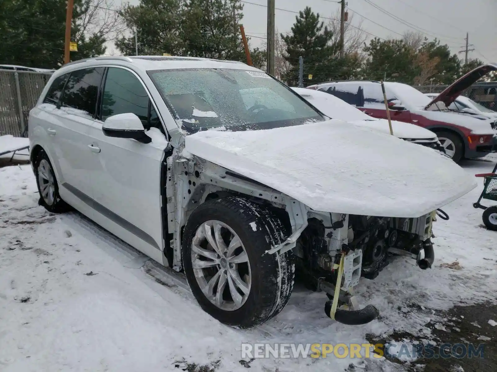 1 Photograph of a damaged car WA1AHAF78KD036127 AUDI Q7 2019