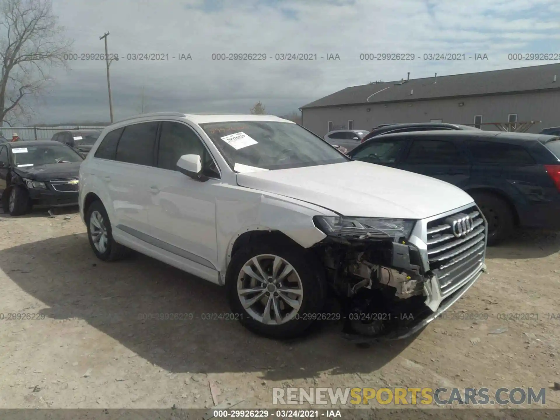 1 Photograph of a damaged car WA1AHAF79KD046844 AUDI Q7 2019