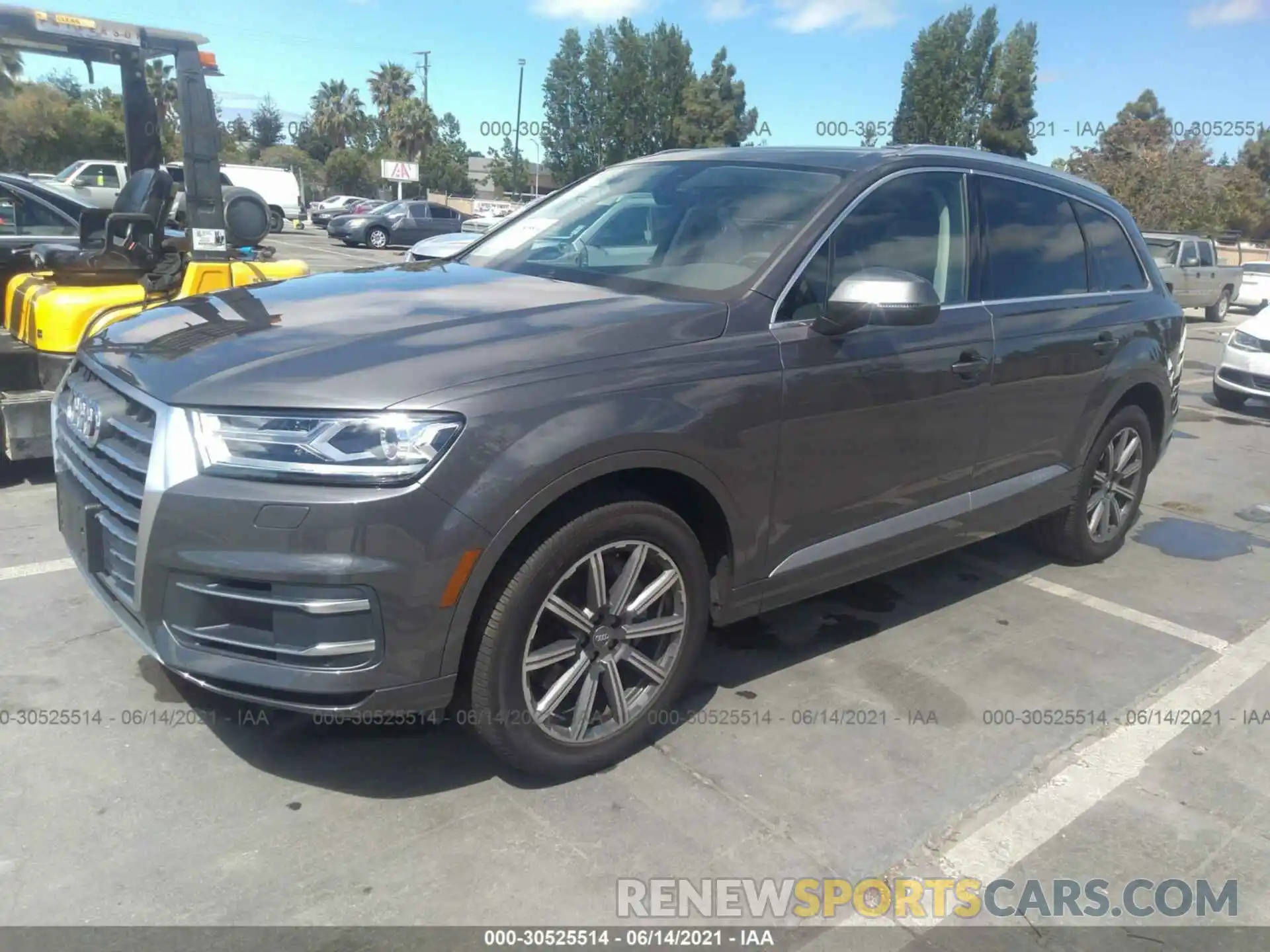 2 Photograph of a damaged car WA1AHAF7XKD034069 AUDI Q7 2019