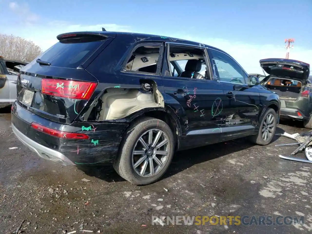 3 Photograph of a damaged car WA1AHAF7XKD035786 AUDI Q7 2019