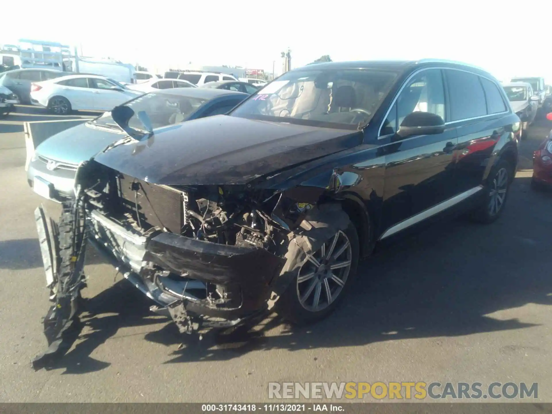 2 Photograph of a damaged car WA1LAAF72KD002360 AUDI Q7 2019