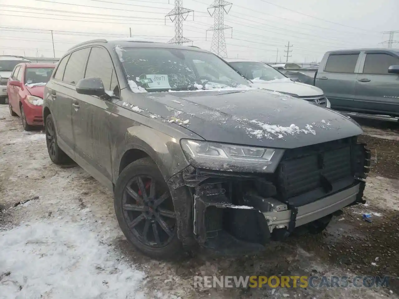 1 Photograph of a damaged car WA1LAAF74KD003073 AUDI Q7 2019