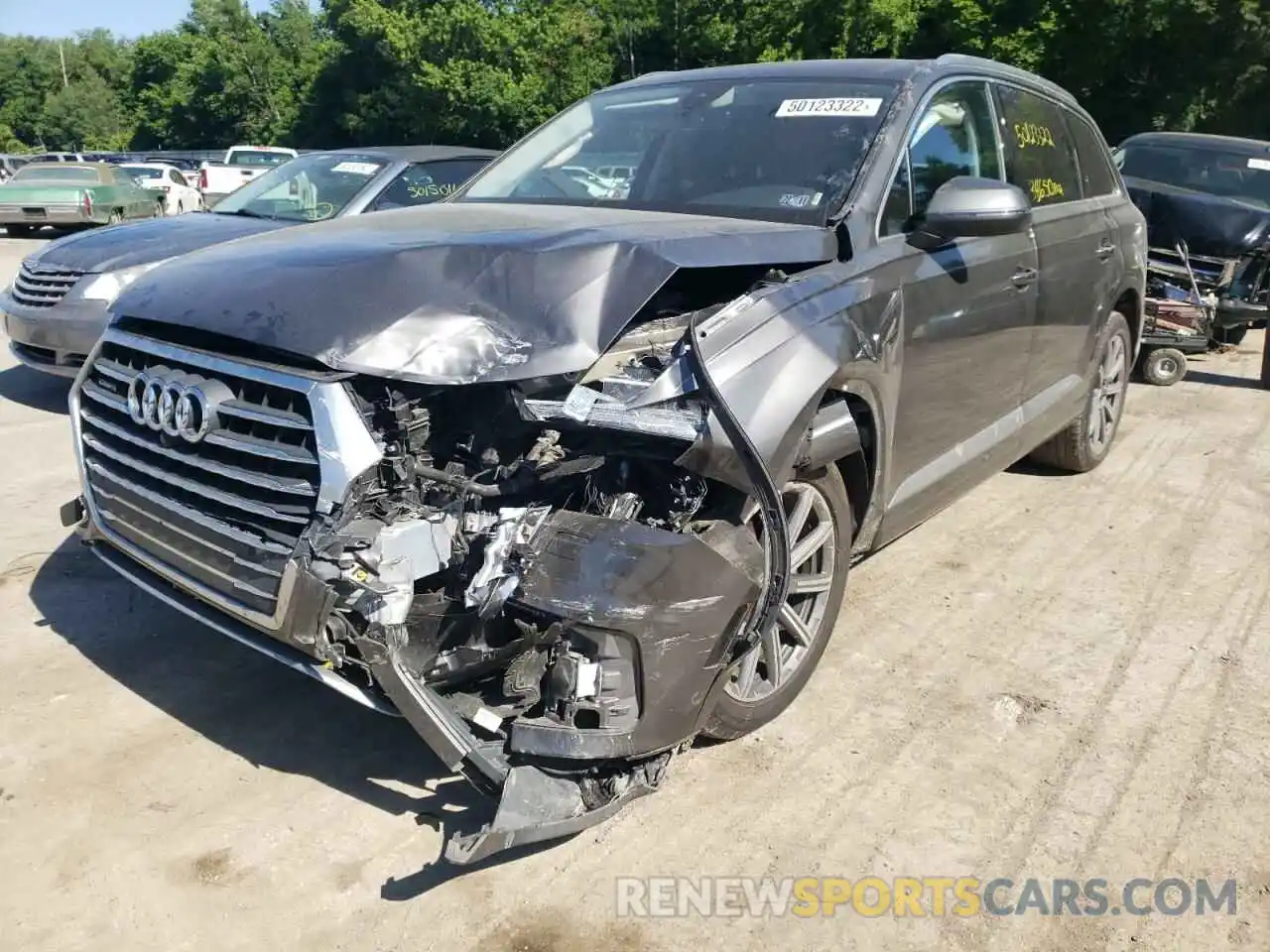 2 Photograph of a damaged car WA1LAAF75KD009948 AUDI Q7 2019