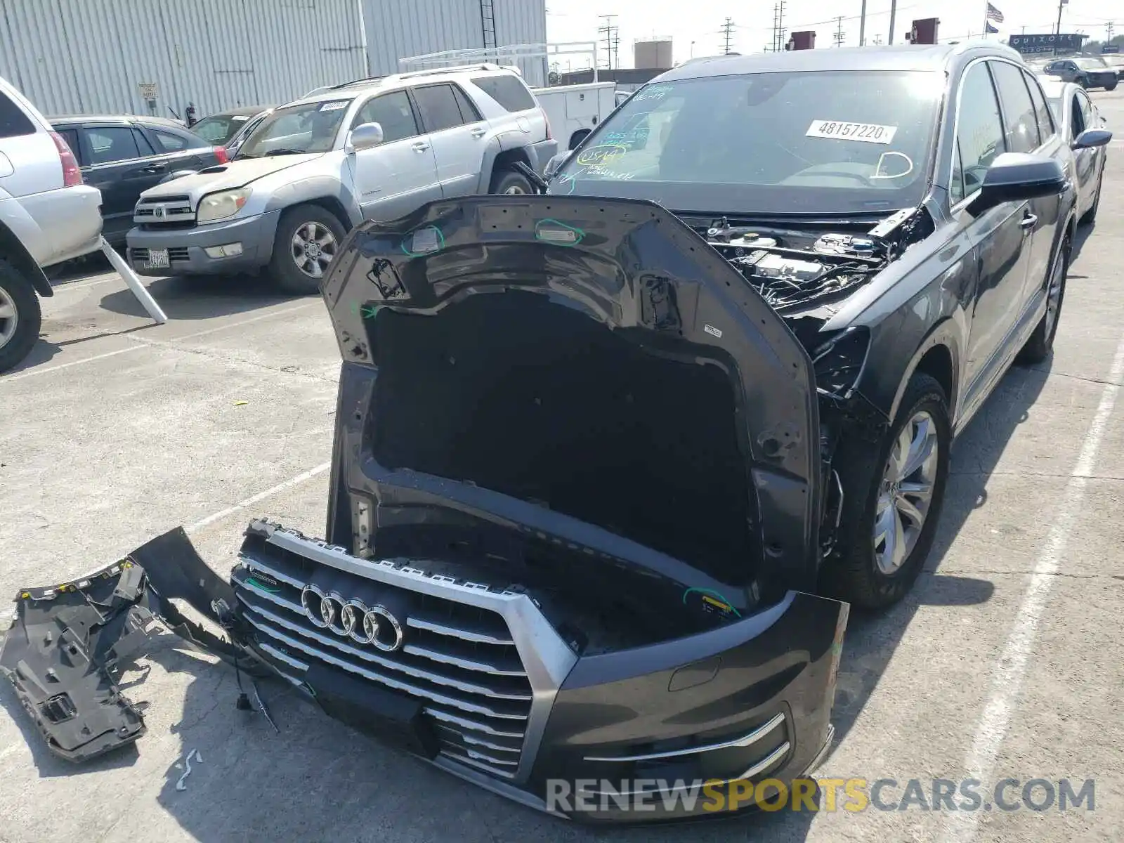 9 Photograph of a damaged car WA1LAAF75KD013384 AUDI Q7 2019