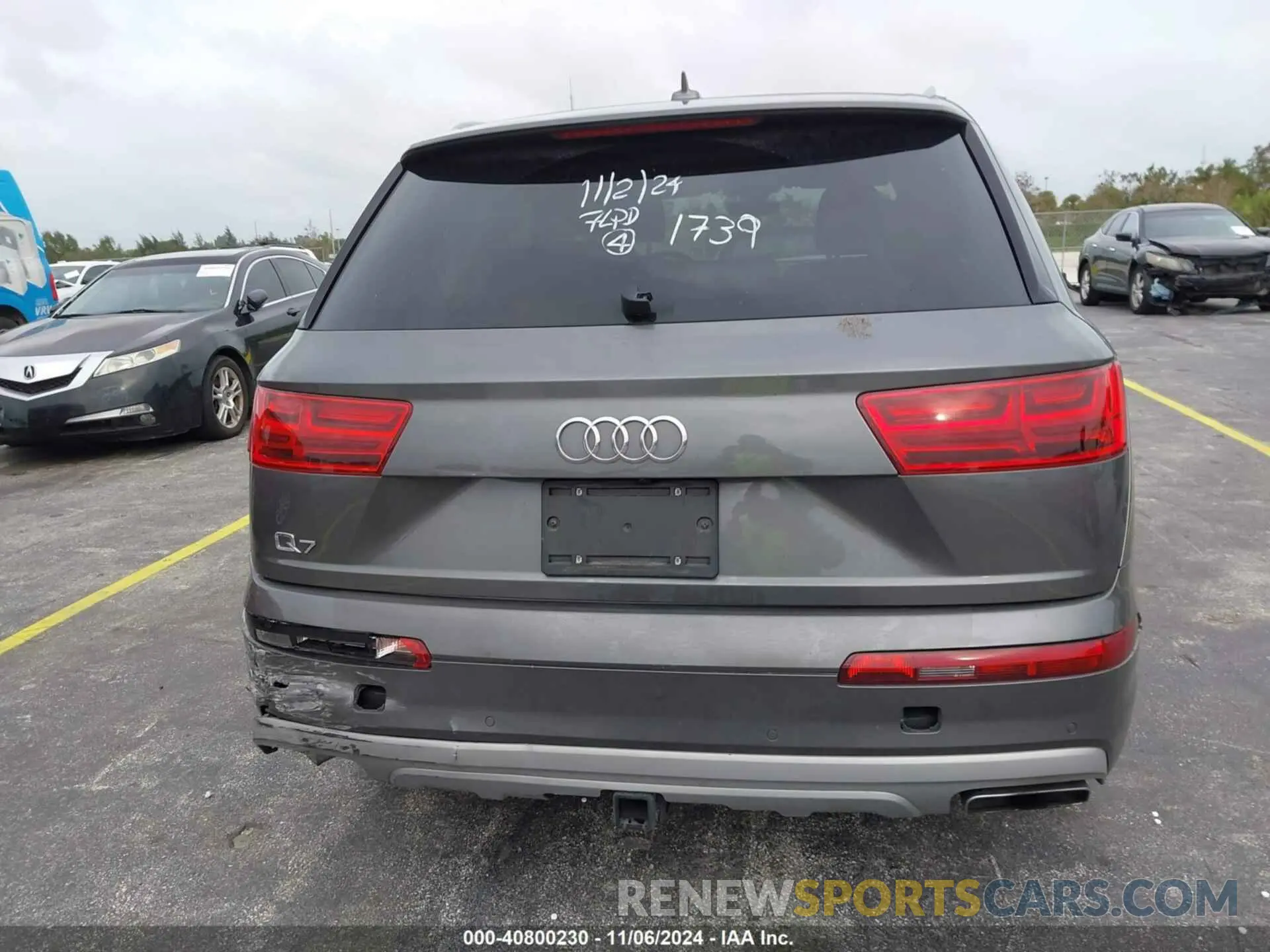 16 Photograph of a damaged car WA1LAAF76KD011739 AUDI Q7 2019