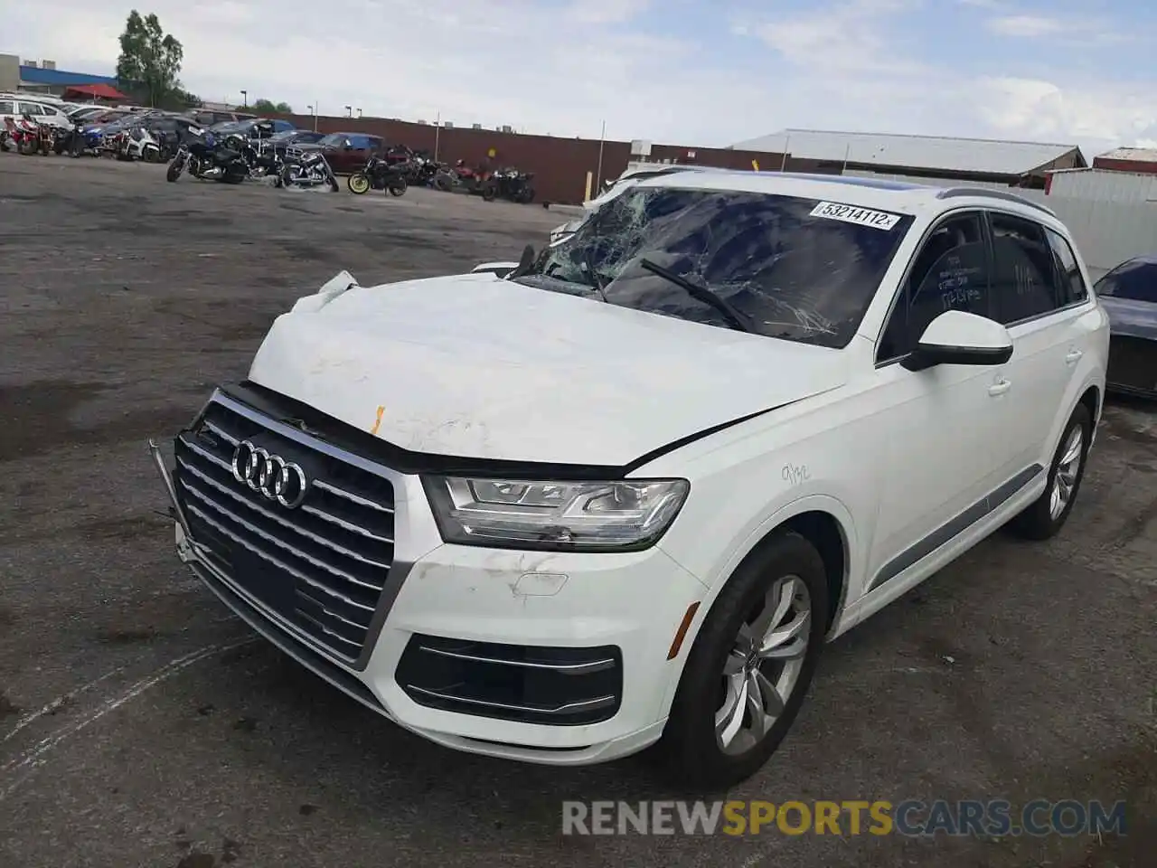 2 Photograph of a damaged car WA1LAAF77KD042935 AUDI Q7 2019