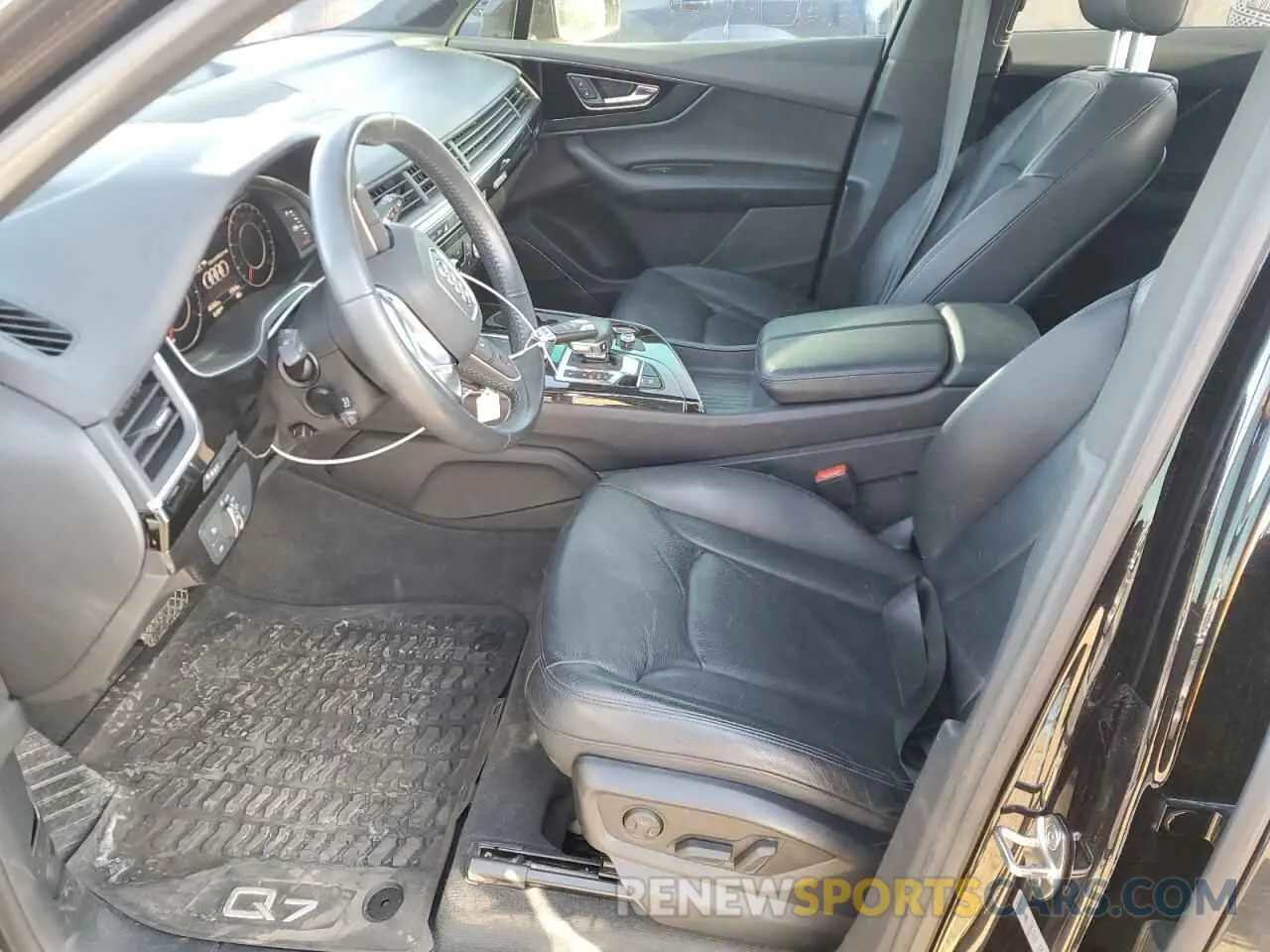 7 Photograph of a damaged car WA1LAAF78KD012553 AUDI Q7 2019