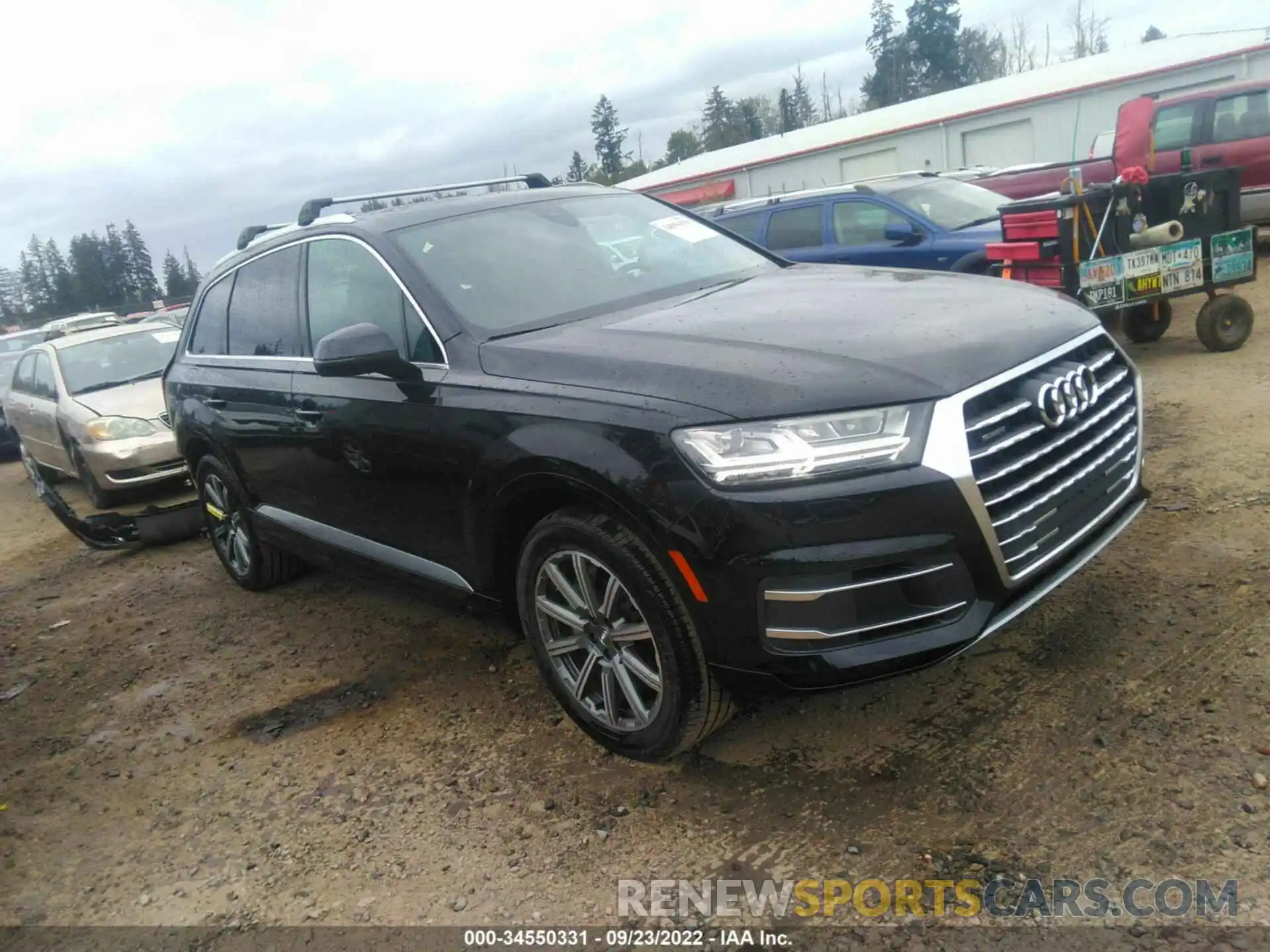 1 Photograph of a damaged car WA1LHAF70KD035482 AUDI Q7 2019