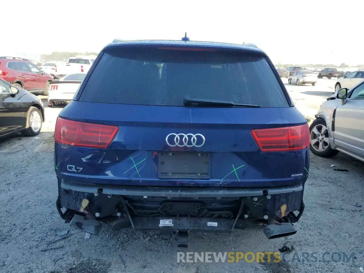 6 Photograph of a damaged car WA1LHAF70KD045963 AUDI Q7 2019