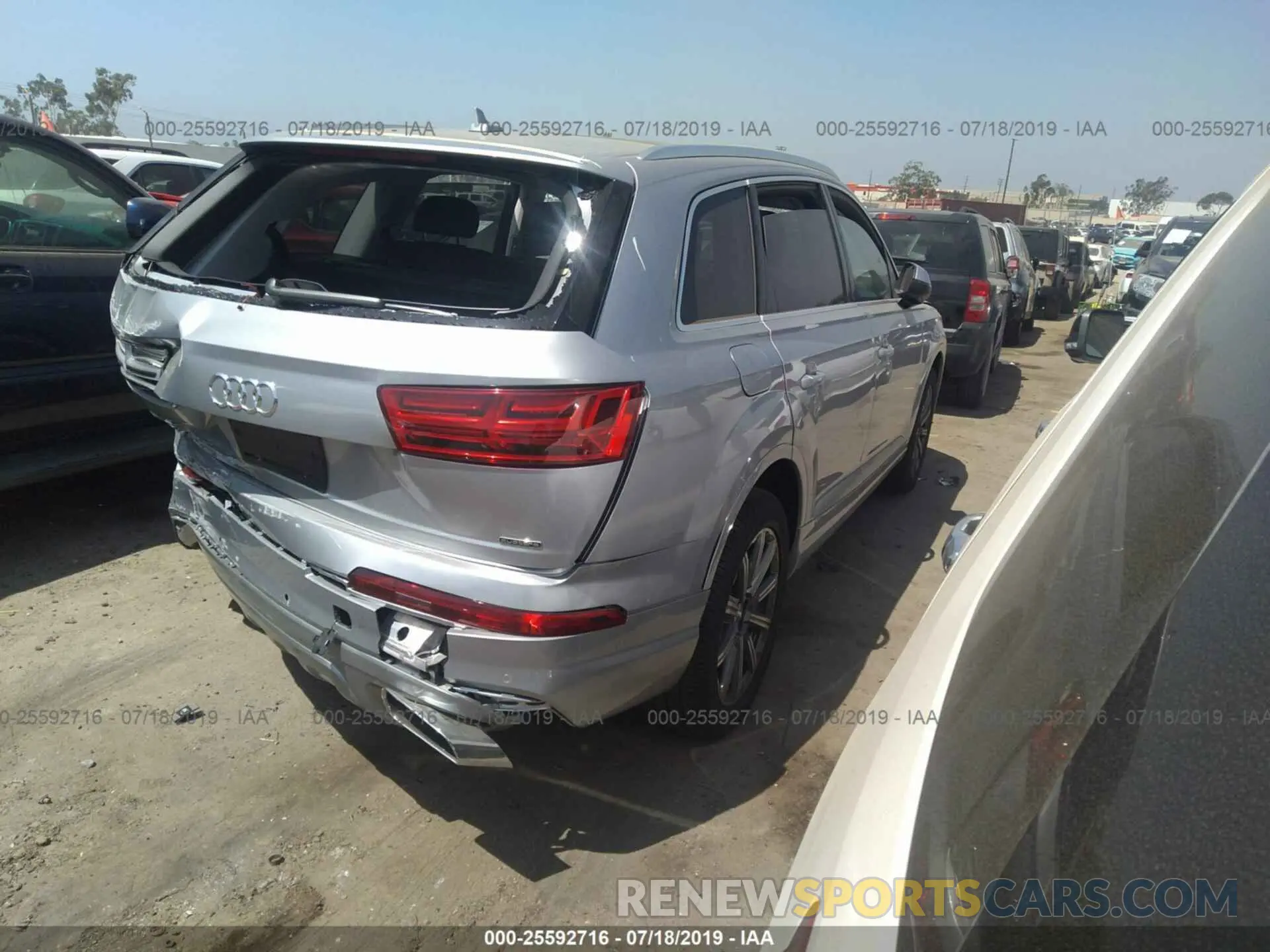 4 Photograph of a damaged car WA1LHAF73KD029966 AUDI Q7 2019