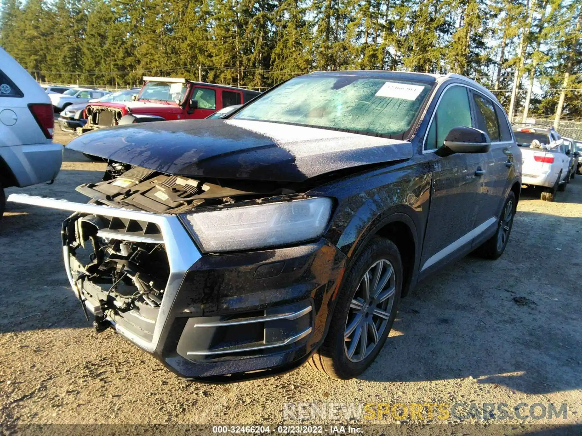 2 Photograph of a damaged car WA1LHAF73KD037985 AUDI Q7 2019