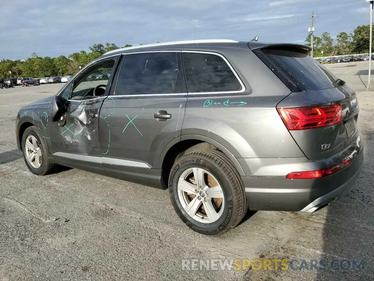 2 Photograph of a damaged car WA1LHAF75KD020041 AUDI Q7 2019
