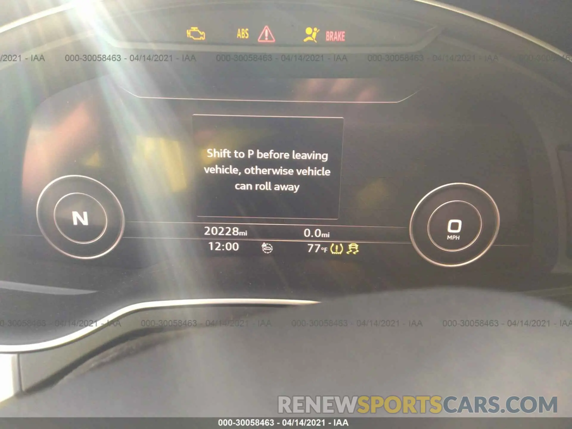 7 Photograph of a damaged car WA1LHAF76KD043084 AUDI Q7 2019