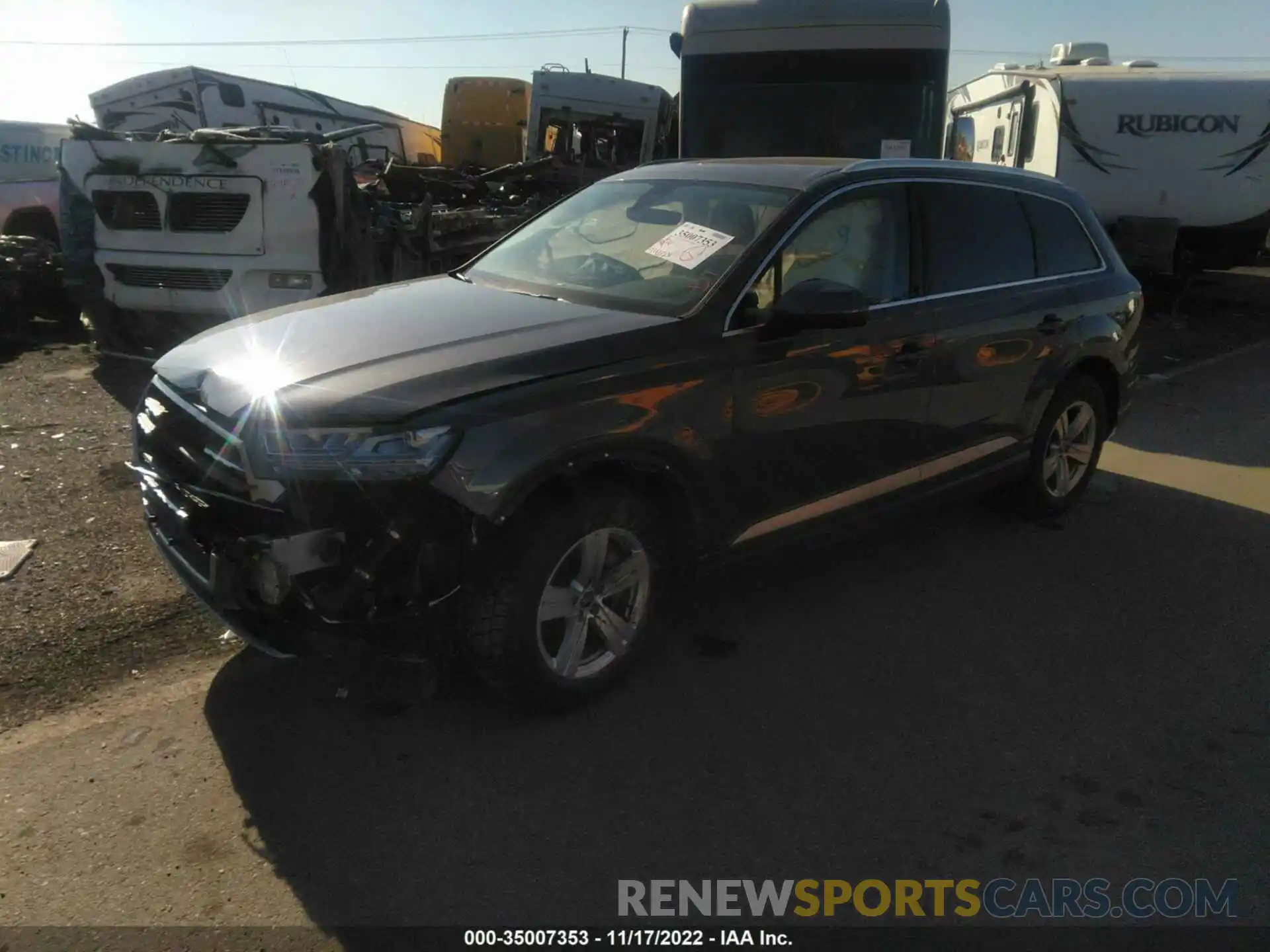 2 Photograph of a damaged car WA1LHAF77KD020087 AUDI Q7 2019