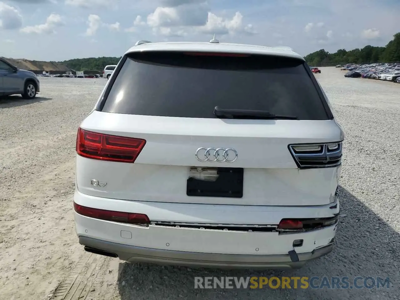 6 Photograph of a damaged car WA1LHAF77KD022258 AUDI Q7 2019