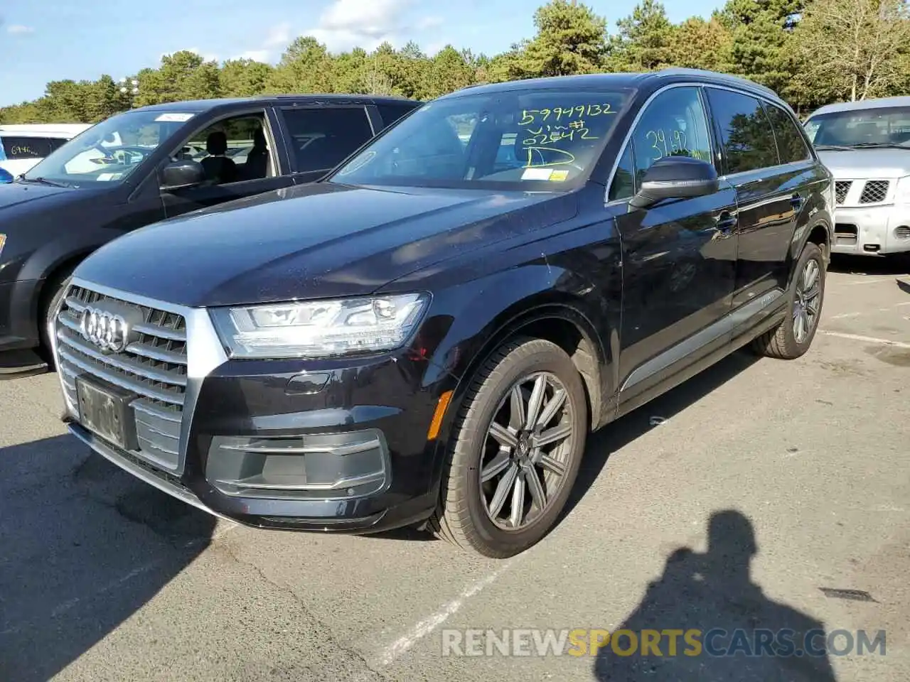 2 Photograph of a damaged car WA1LHAF77KD024642 AUDI Q7 2019