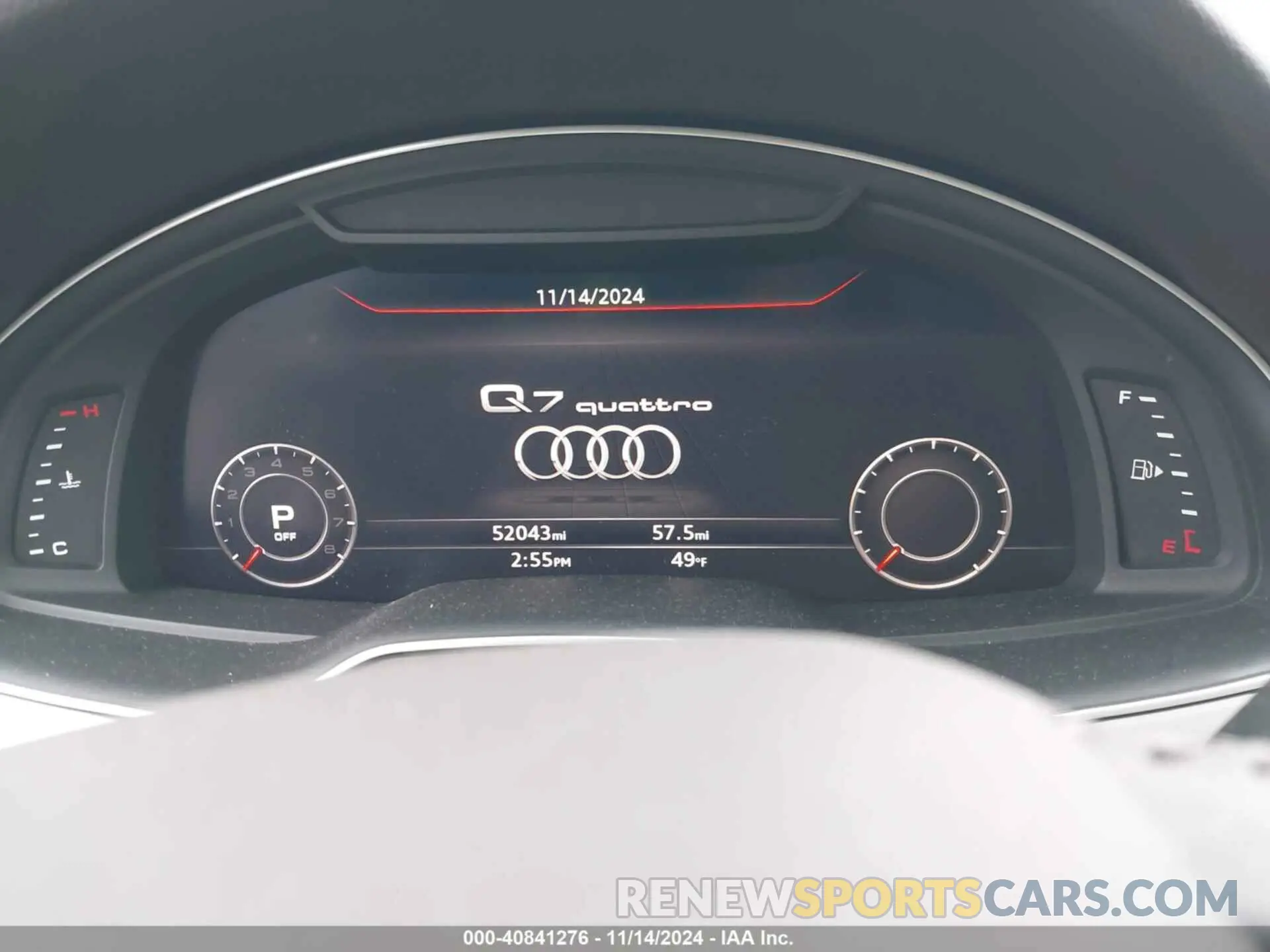 7 Photograph of a damaged car WA1LHAF78KD025525 AUDI Q7 2019
