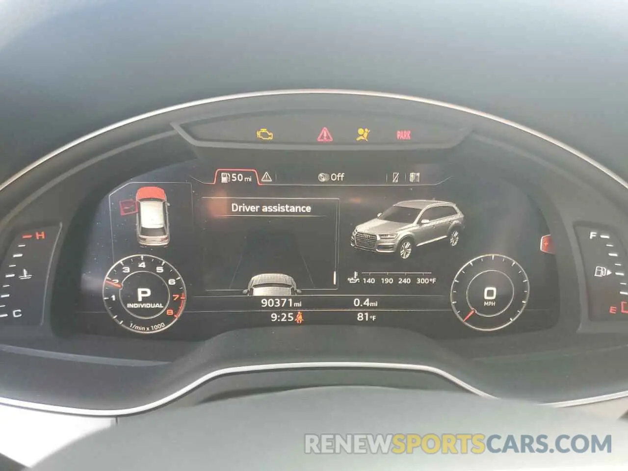 9 Photograph of a damaged car WA1LHAF79KD035173 AUDI Q7 2019