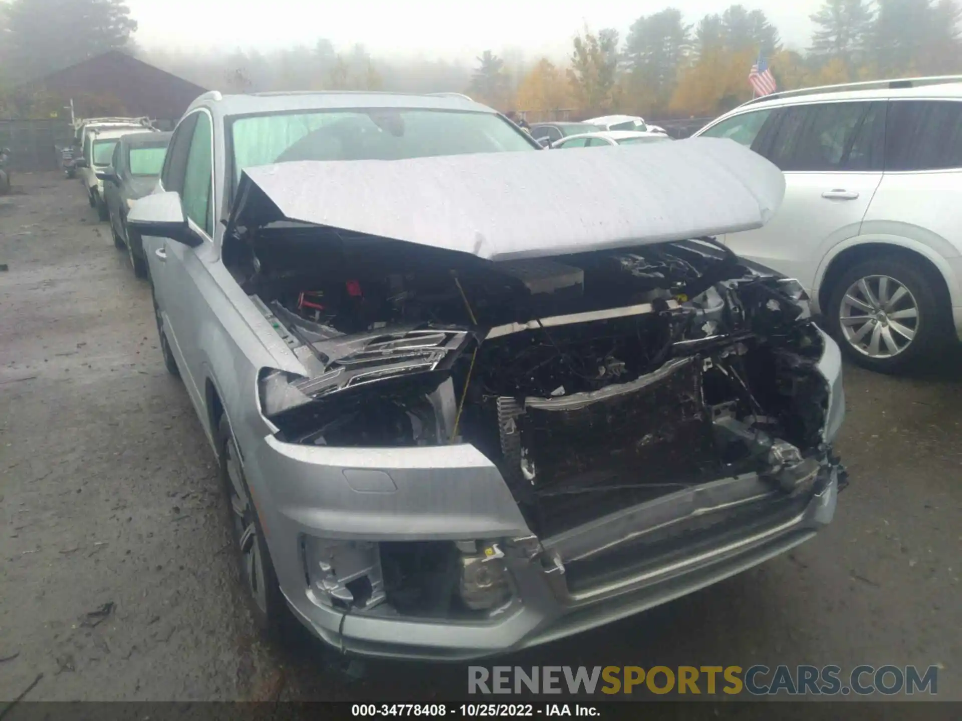 1 Photograph of a damaged car WA1LHAF79KD035822 AUDI Q7 2019