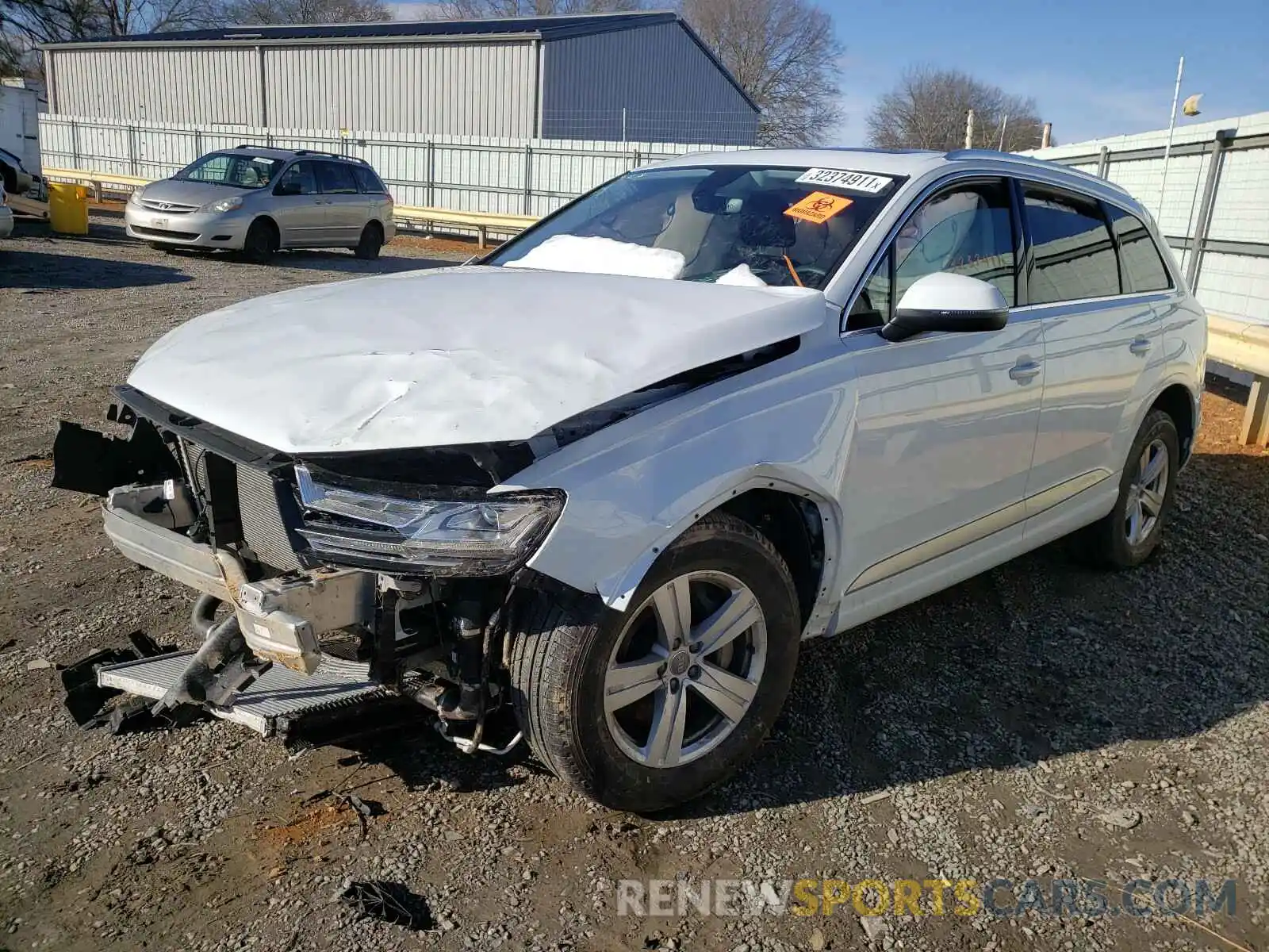 2 Photograph of a damaged car WA1LHAF7XKD025851 AUDI Q7 2019