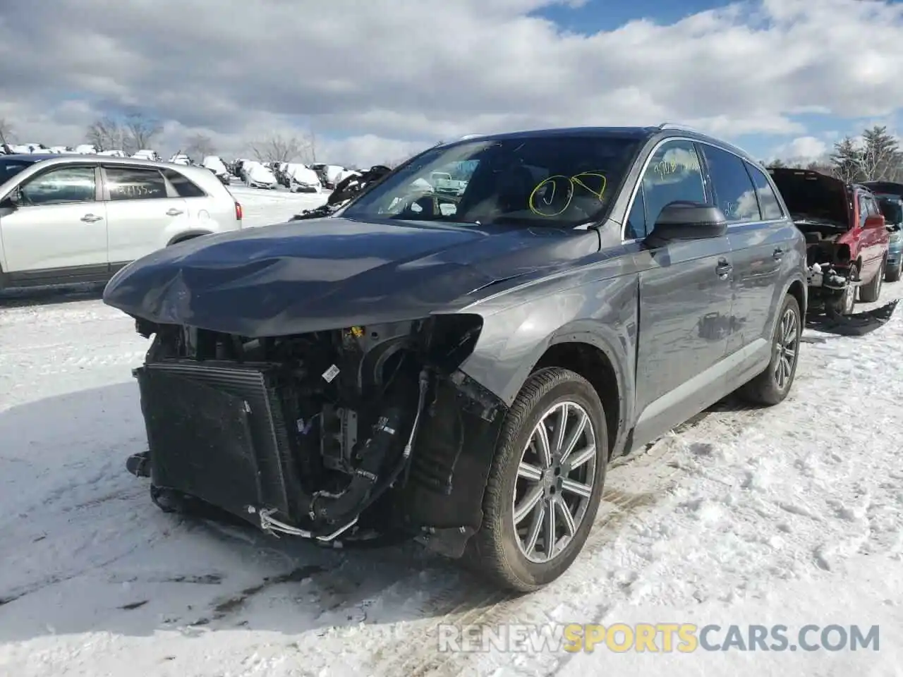 2 Photograph of a damaged car WA1LHAF7XKD027745 AUDI Q7 2019