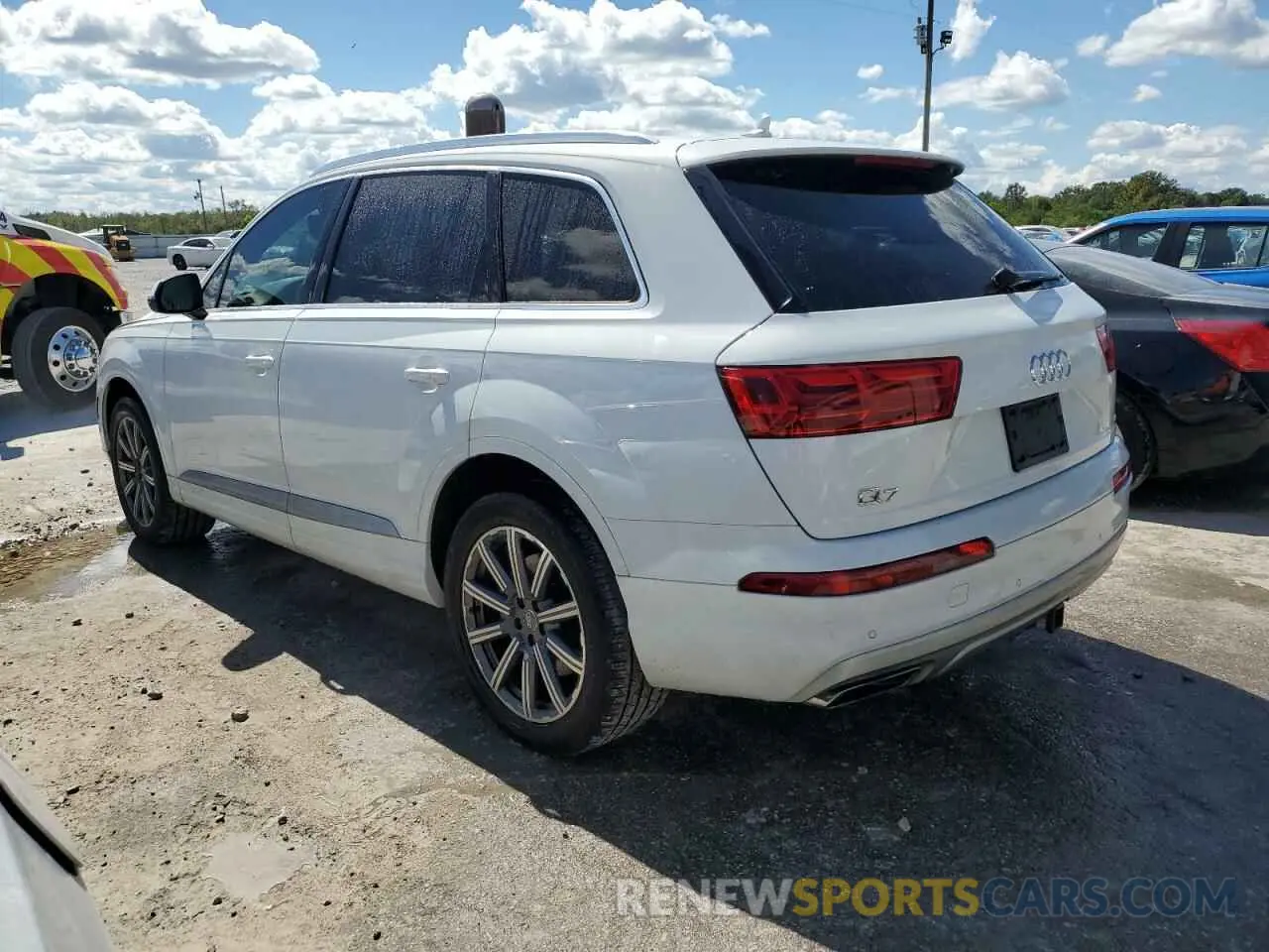 2 Photograph of a damaged car WA1LHAF7XKD034324 AUDI Q7 2019