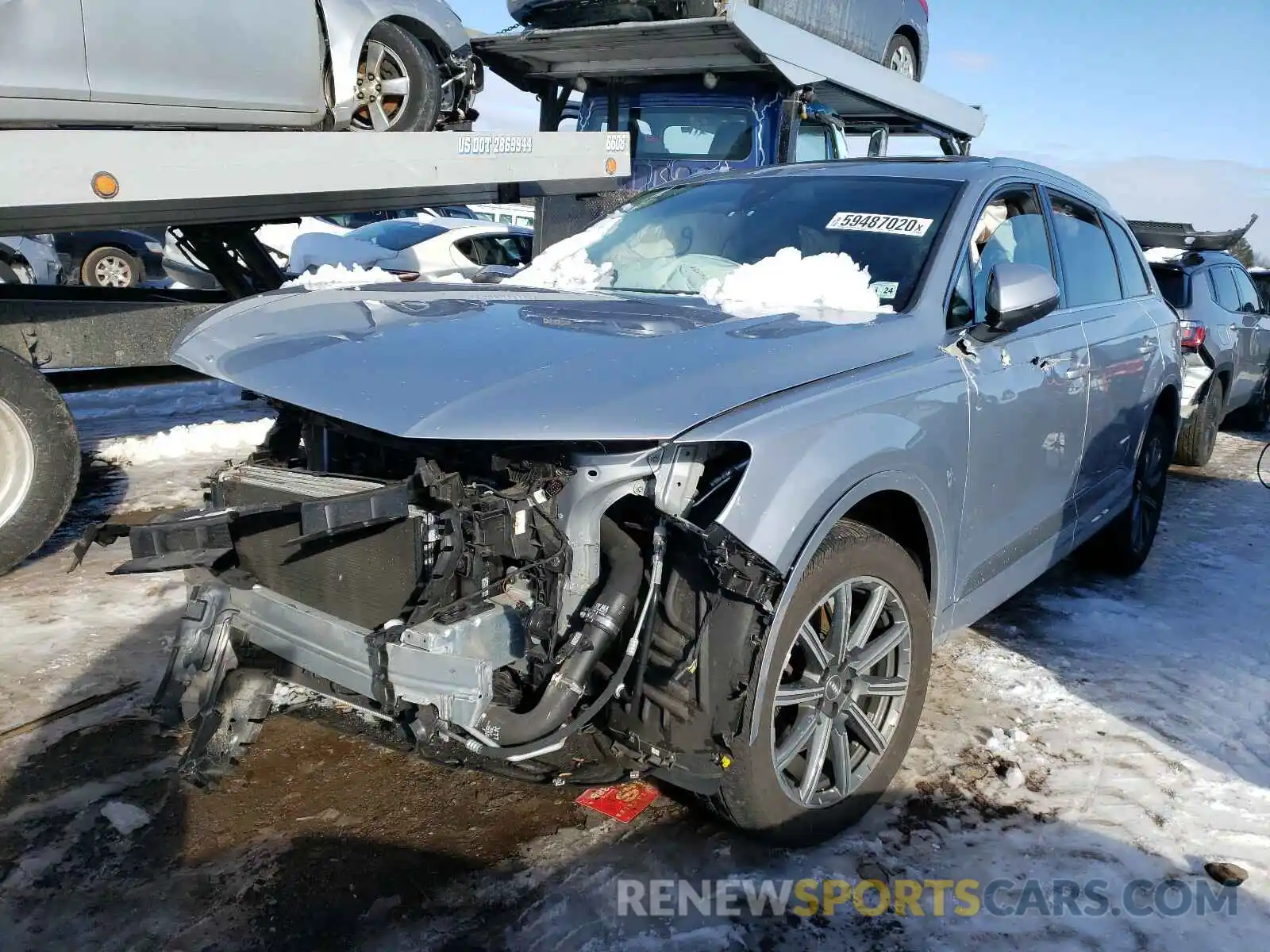 2 Photograph of a damaged car WA1LHAF7XKD038390 AUDI Q7 2019