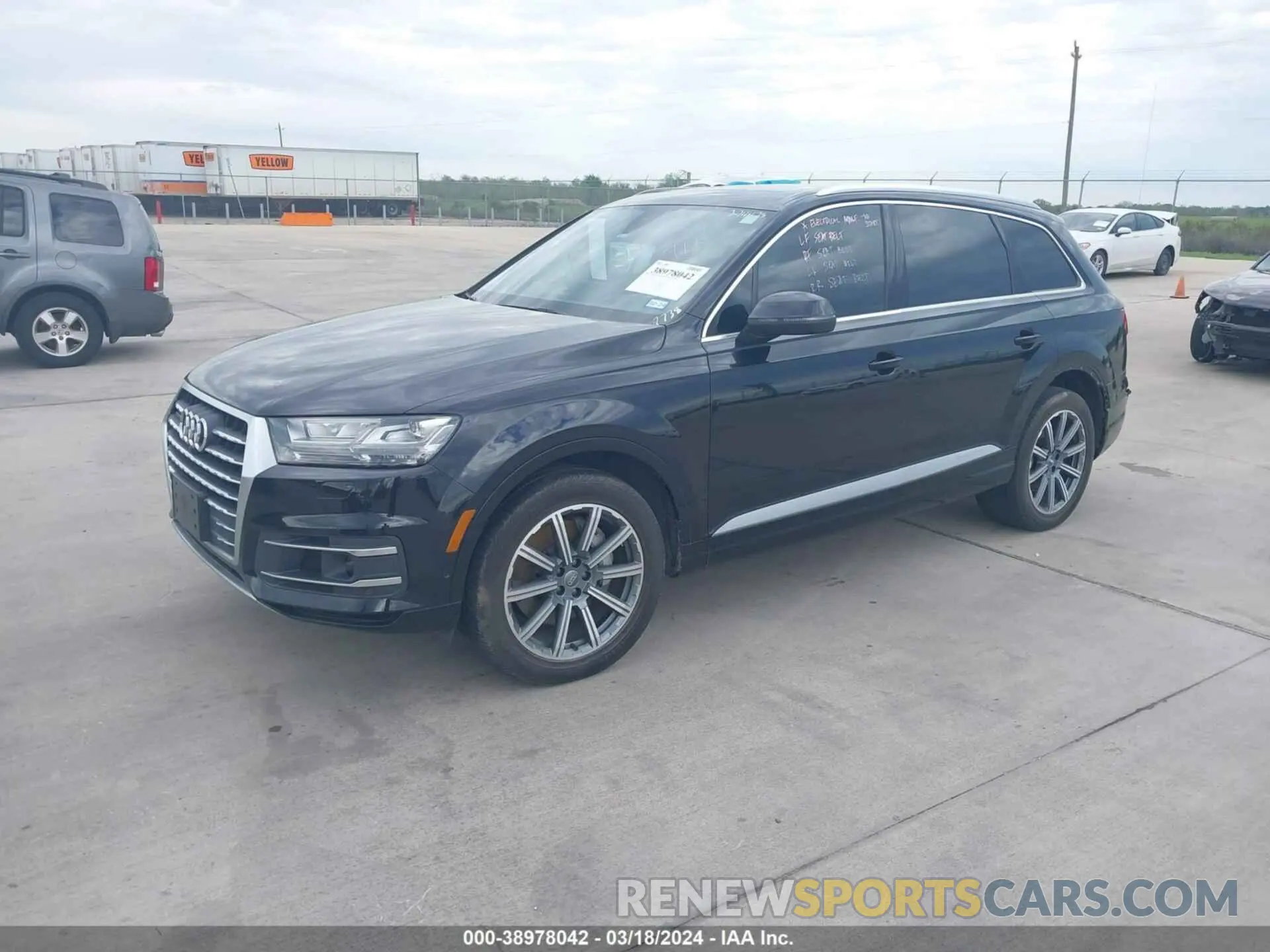 2 Photograph of a damaged car WA1VAAF70KD017738 AUDI Q7 2019