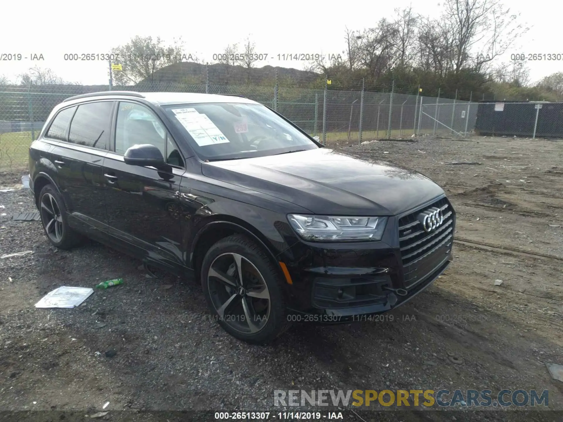 1 Photograph of a damaged car WA1VAAF71KD019773 AUDI Q7 2019