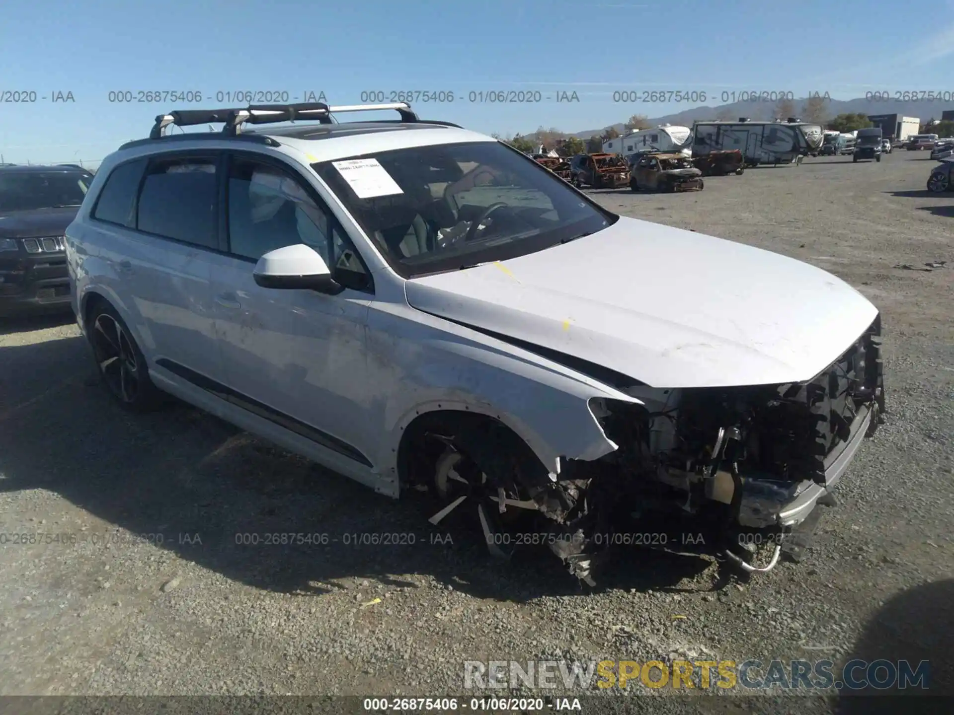 1 Photograph of a damaged car WA1VAAF71KD025881 AUDI Q7 2019