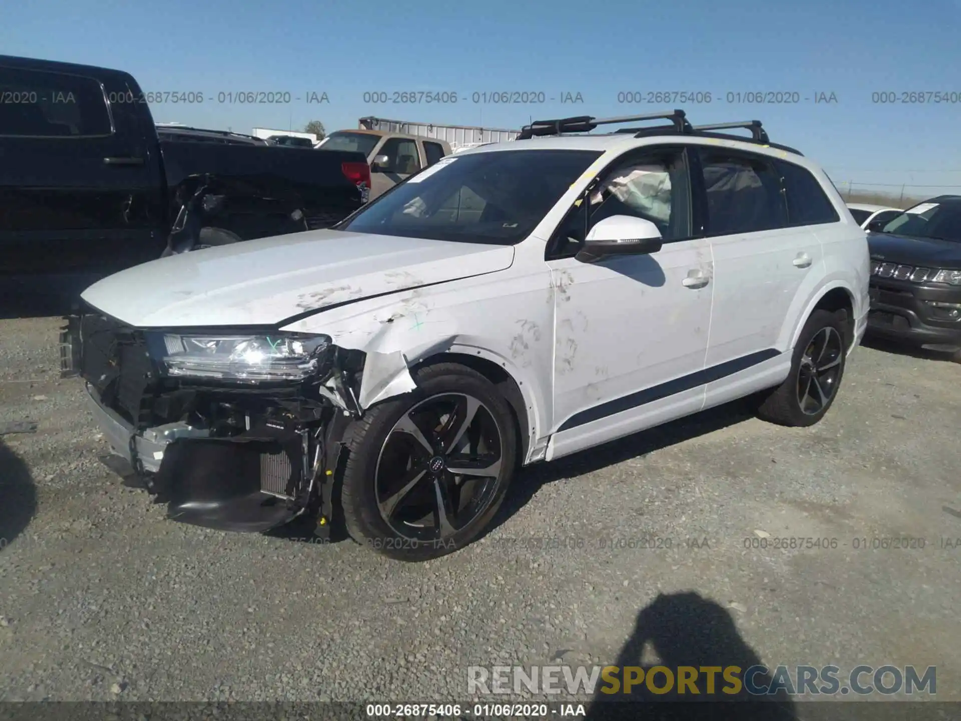 2 Photograph of a damaged car WA1VAAF71KD025881 AUDI Q7 2019