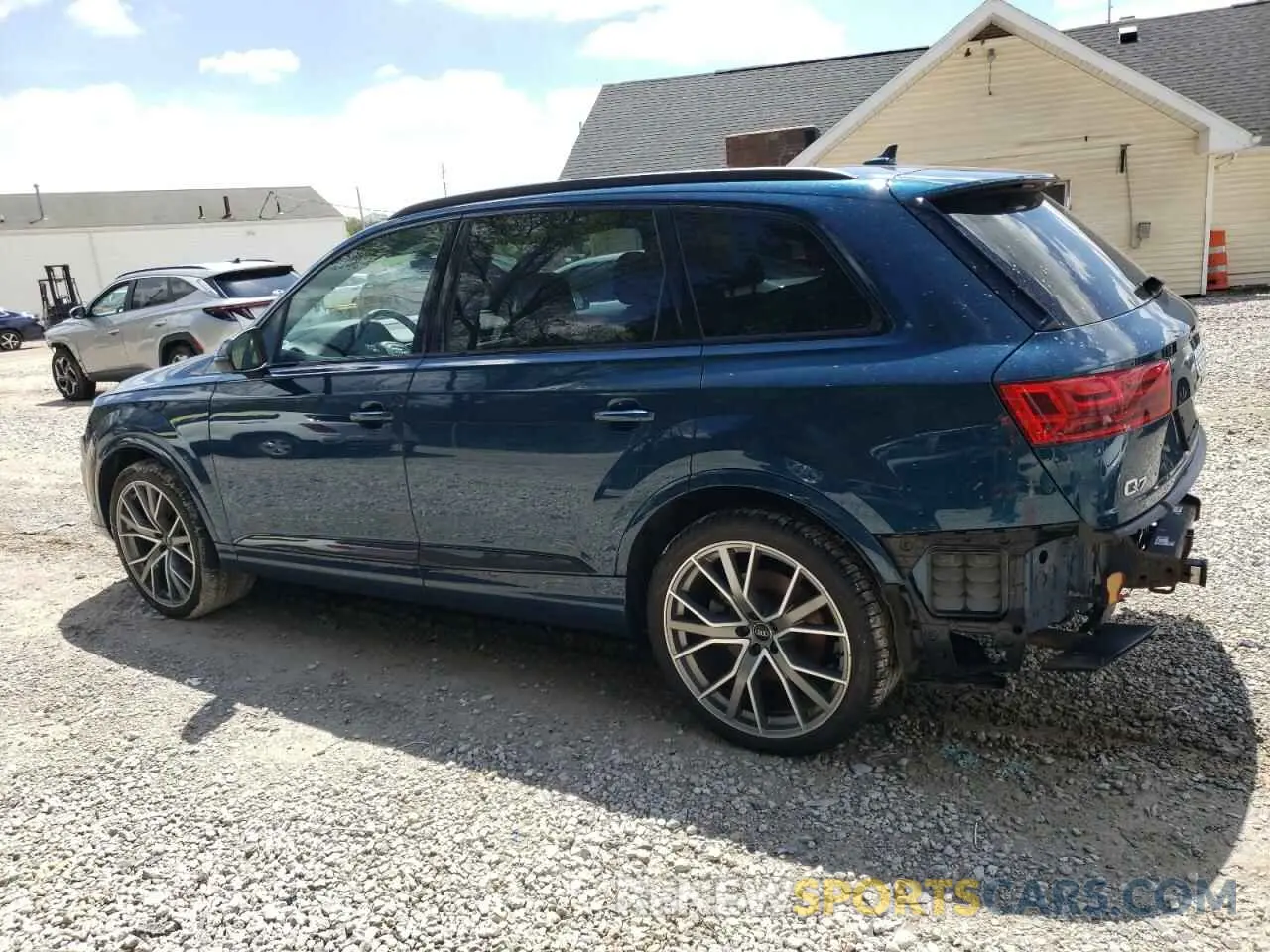 2 Photograph of a damaged car WA1VAAF71KD033298 AUDI Q7 2019