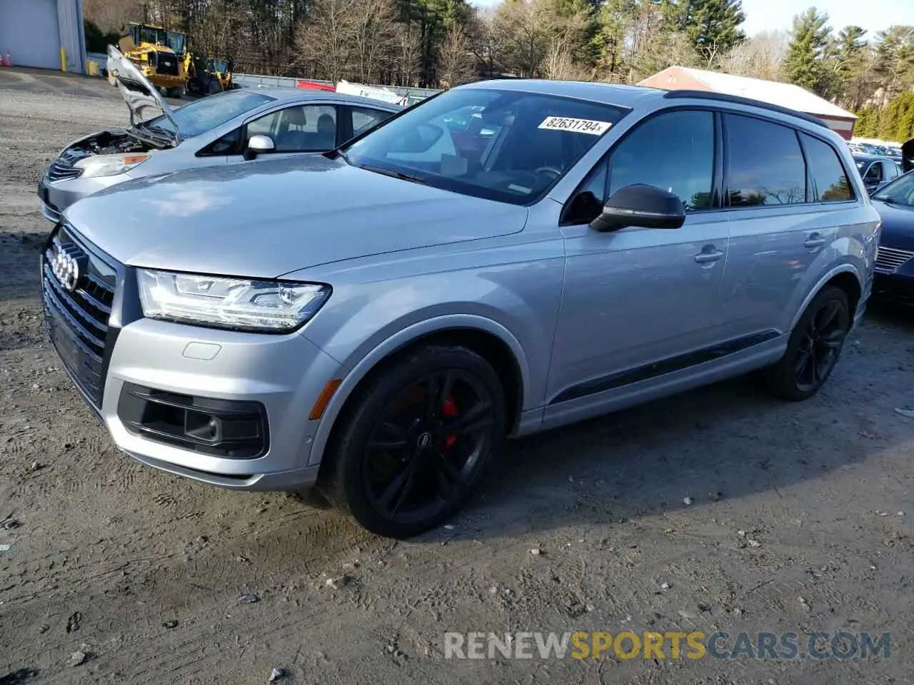 1 Photograph of a damaged car WA1VAAF71KD049727 AUDI Q7 2019