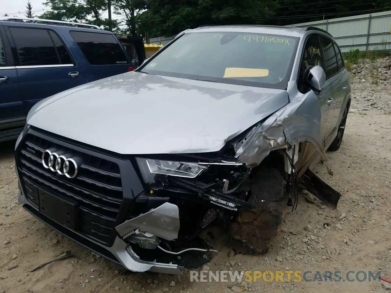 2 Photograph of a damaged car WA1VAAF72KD037974 AUDI Q7 2019