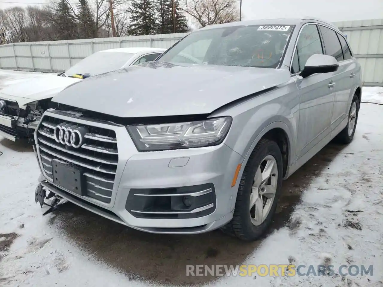 2 Photograph of a damaged car WA1VAAF72KD037988 AUDI Q7 2019