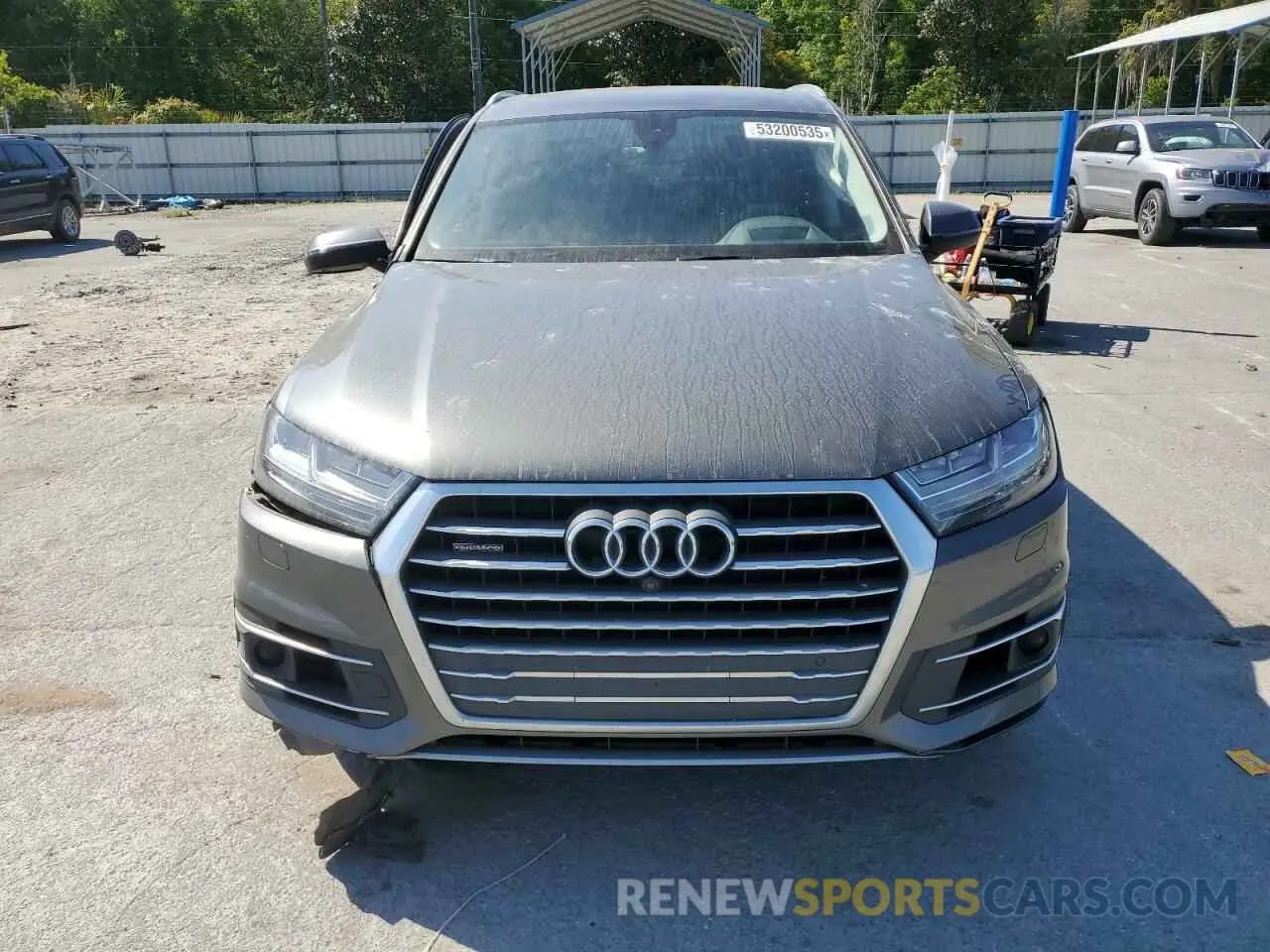 5 Photograph of a damaged car WA1VAAF73KD003364 AUDI Q7 2019