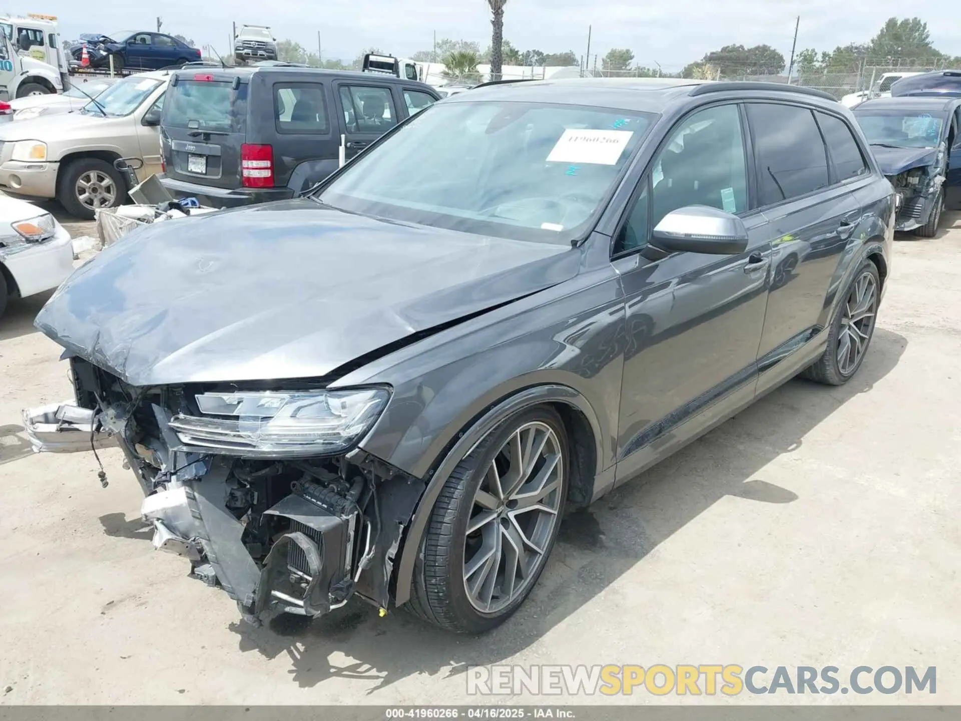 2 Photograph of a damaged car WA1VAAF73KD015837 AUDI Q7 2019