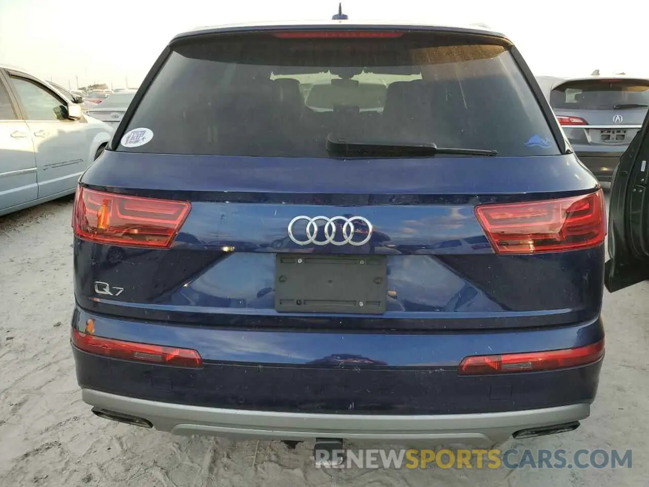 6 Photograph of a damaged car WA1VAAF73KD026725 AUDI Q7 2019