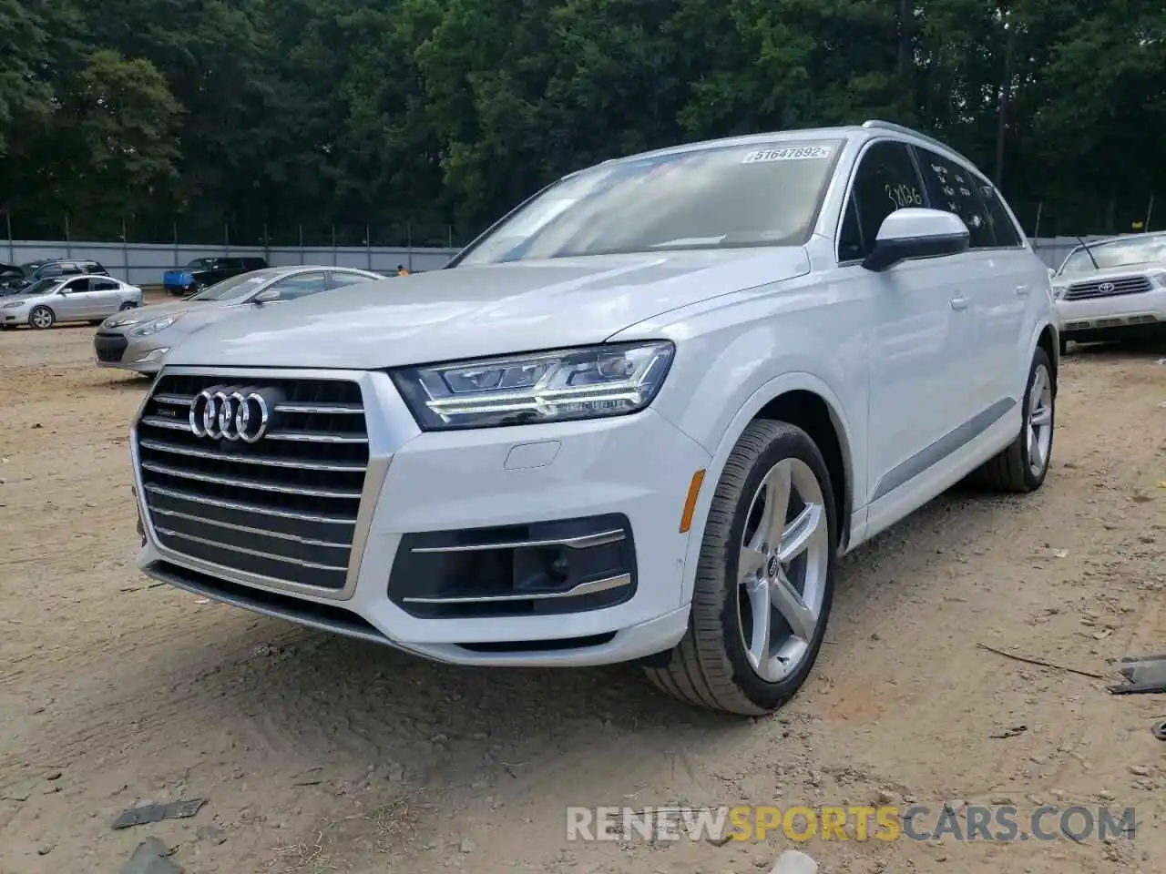 2 Photograph of a damaged car WA1VAAF74KD012073 AUDI Q7 2019