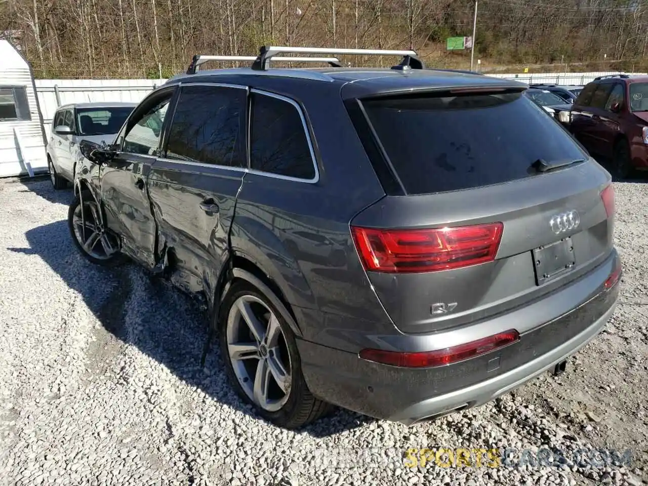 3 Photograph of a damaged car WA1VAAF74KD016415 AUDI Q7 2019