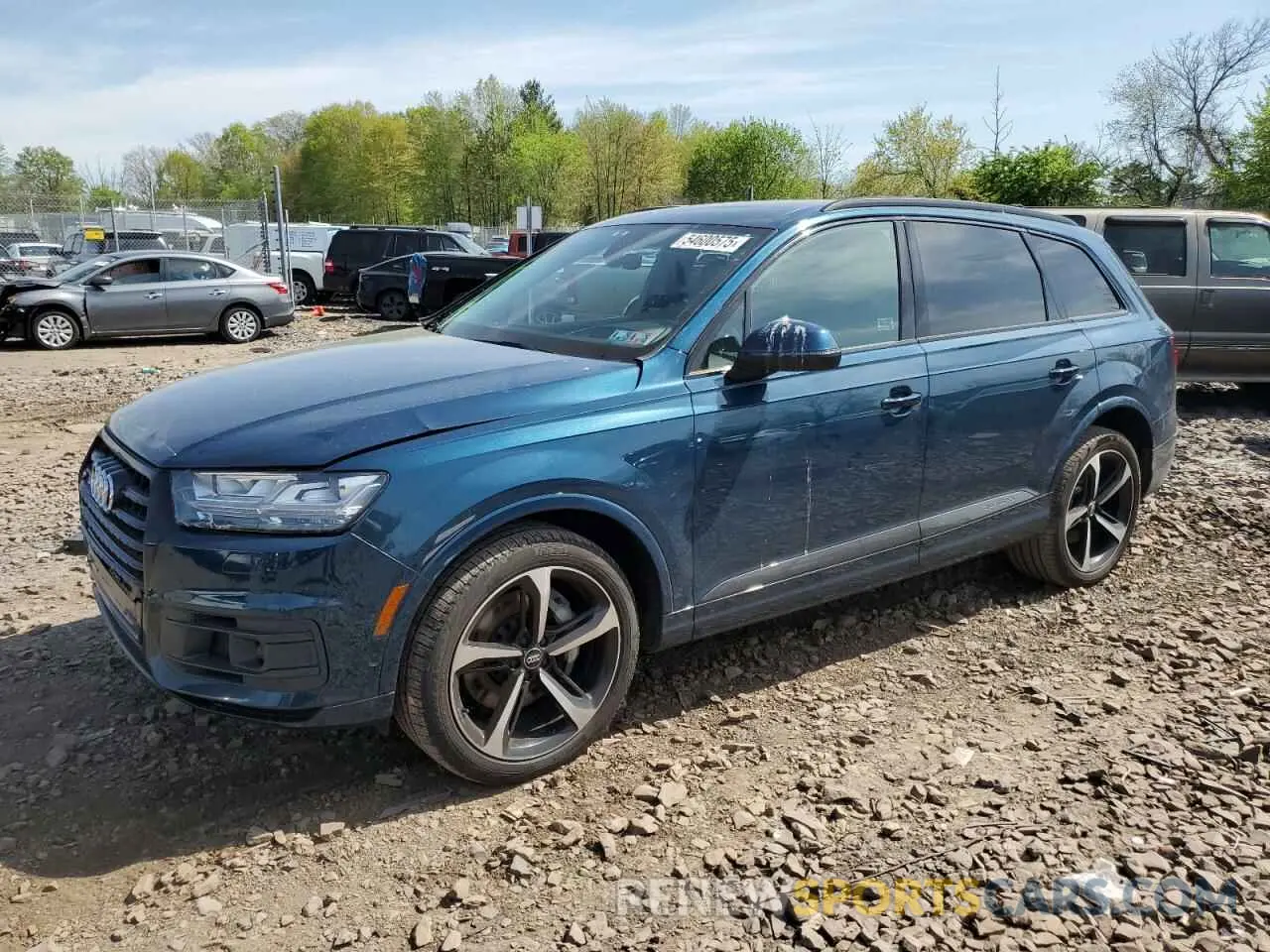 1 Photograph of a damaged car WA1VAAF74KD037247 AUDI Q7 2019