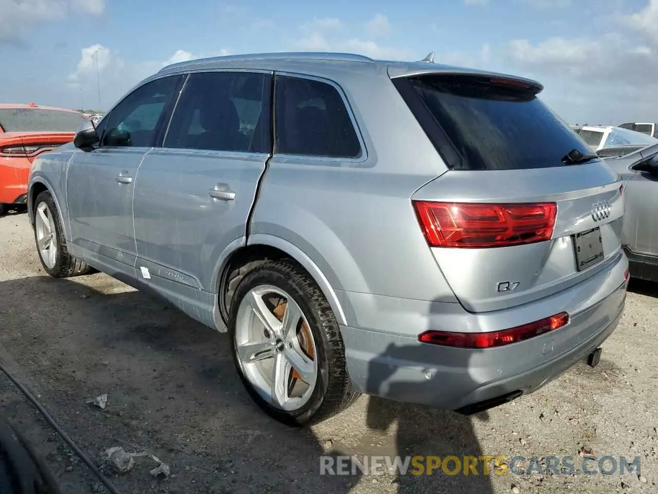 2 Photograph of a damaged car WA1VAAF75KD004953 AUDI Q7 2019