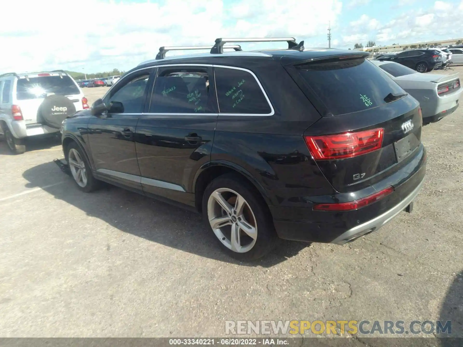 3 Photograph of a damaged car WA1VAAF75KD016827 AUDI Q7 2019