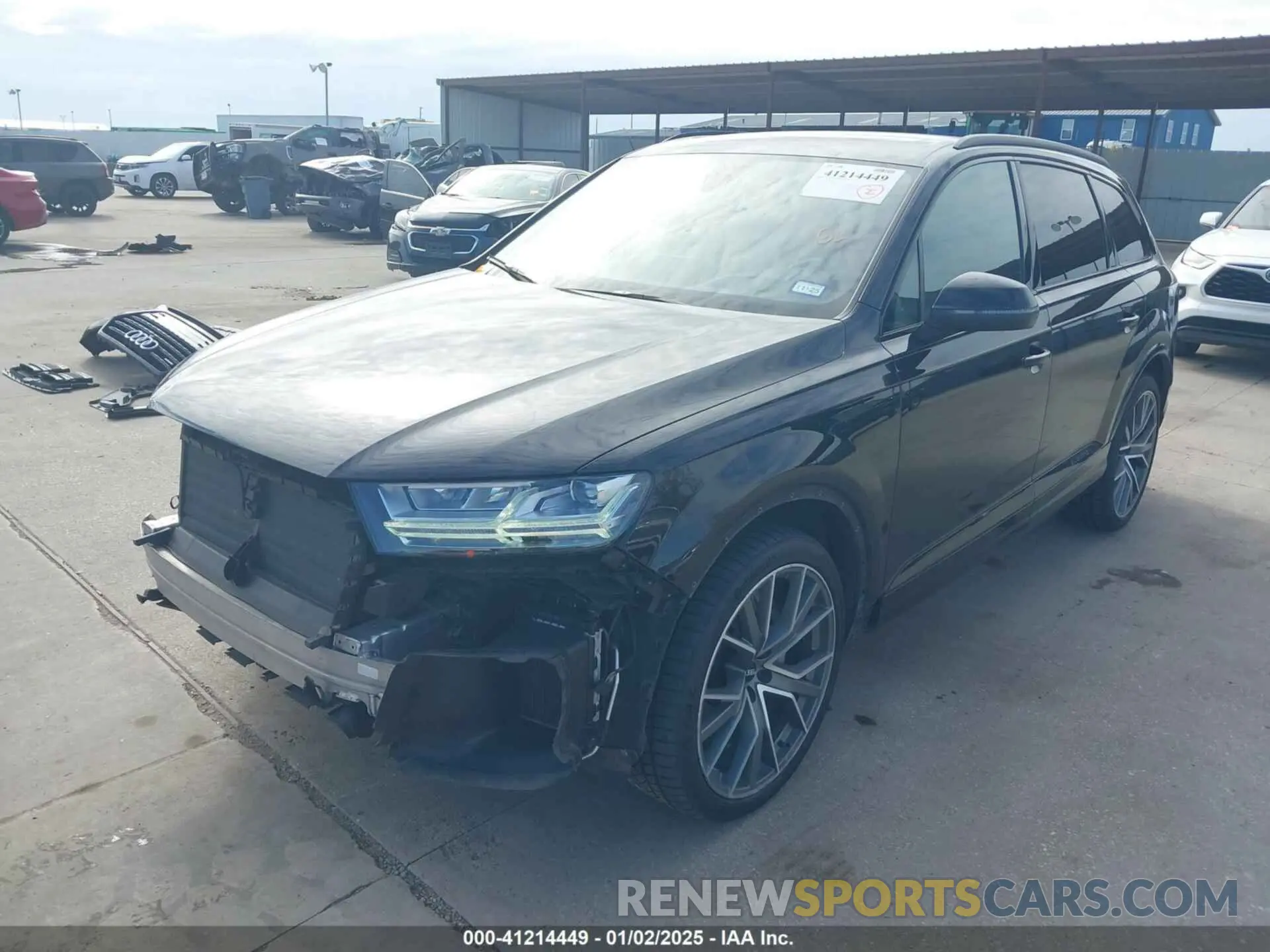 2 Photograph of a damaged car WA1VAAF75KD047401 AUDI Q7 2019