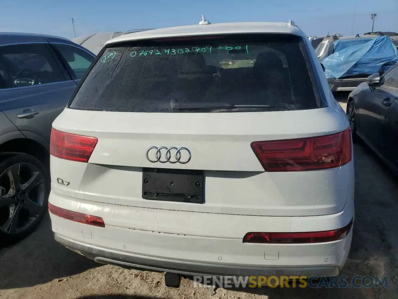 6 Photograph of a damaged car WA1VAAF77KD022337 AUDI Q7 2019