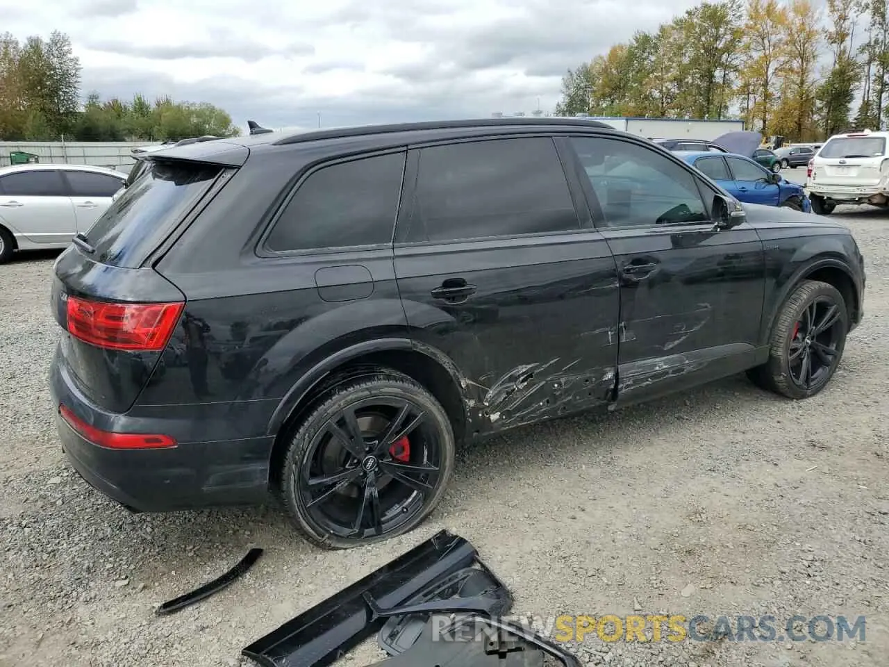 3 Photograph of a damaged car WA1VAAF78KD048929 AUDI Q7 2019