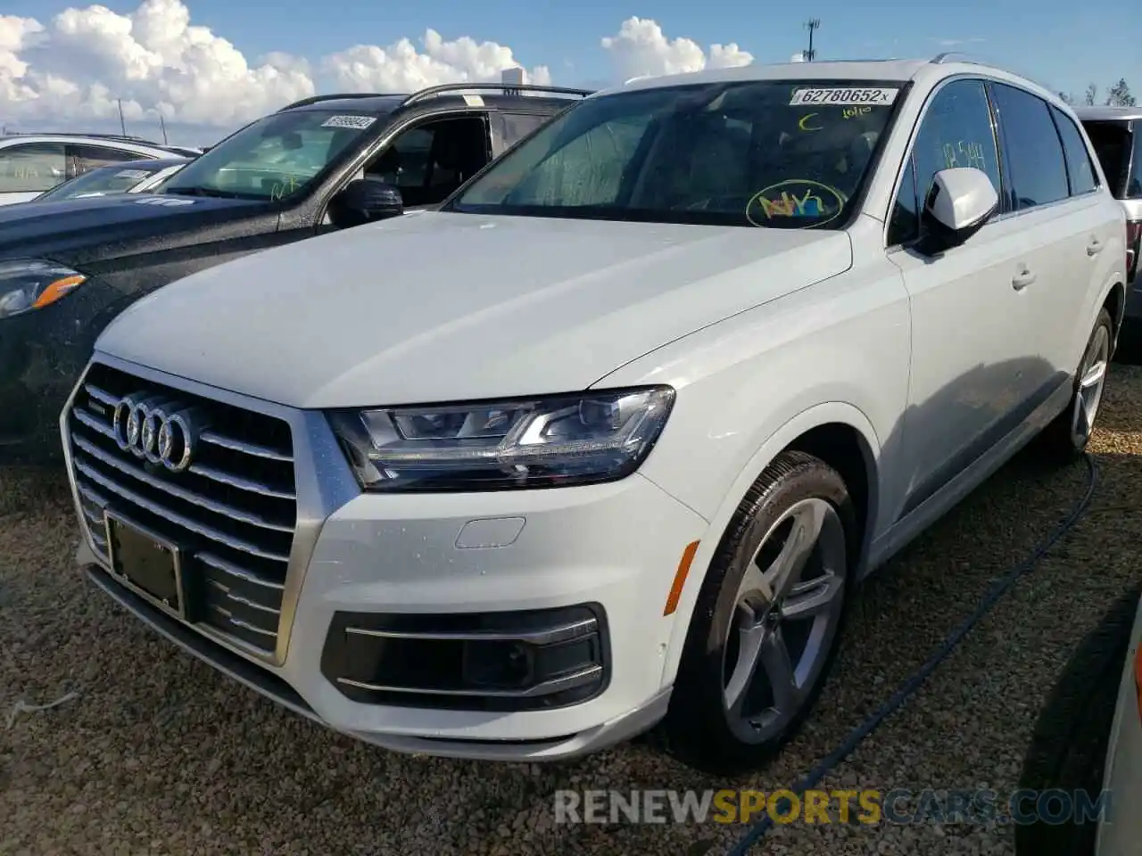 2 Photograph of a damaged car WA1VAAF79KD036305 AUDI Q7 2019