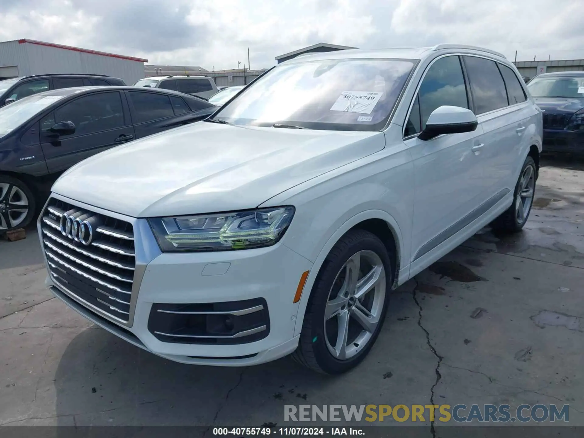 2 Photograph of a damaged car WA1VABF72KD024504 AUDI Q7 2019